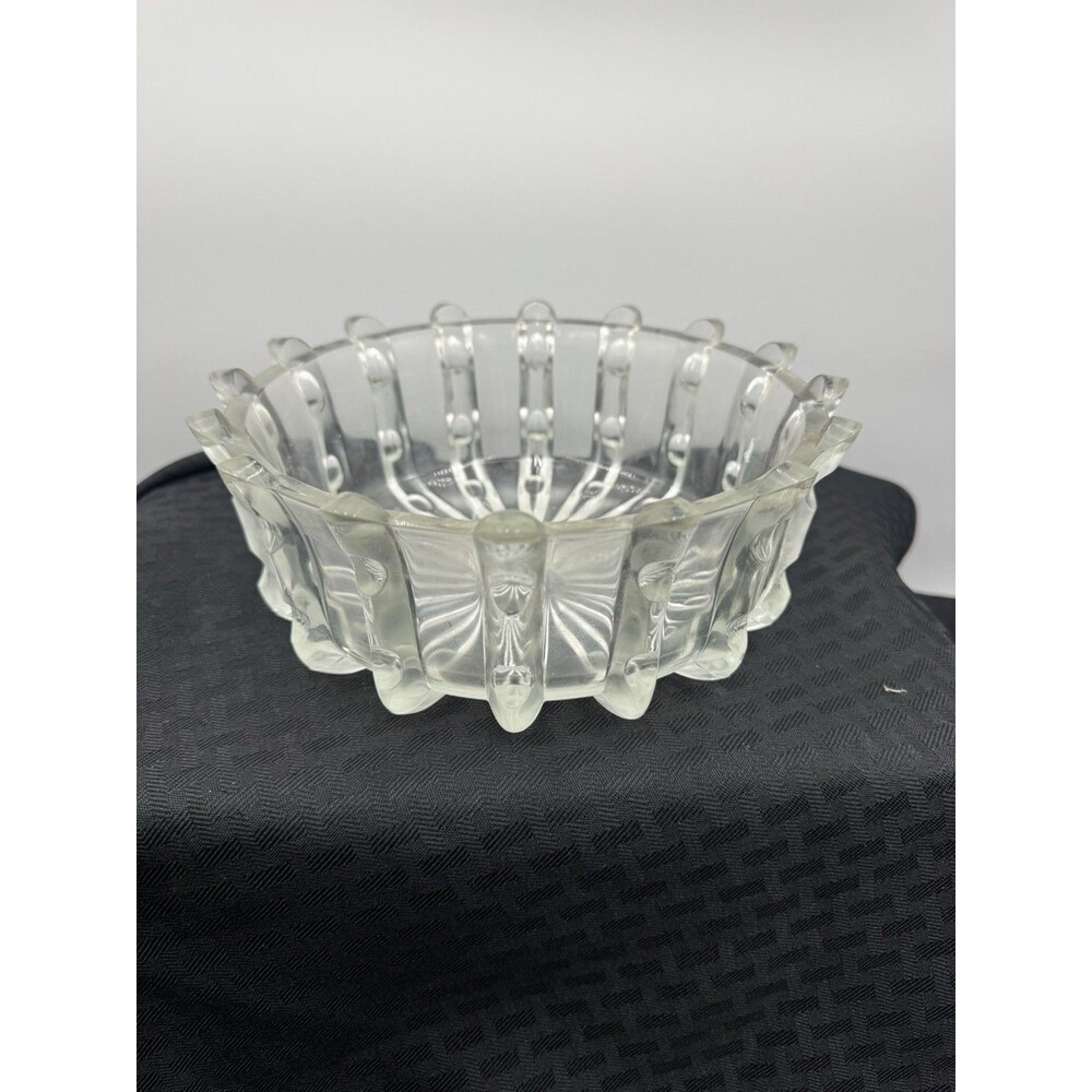 Imperial Glass Broken Column Clear 8" Round Bowl
